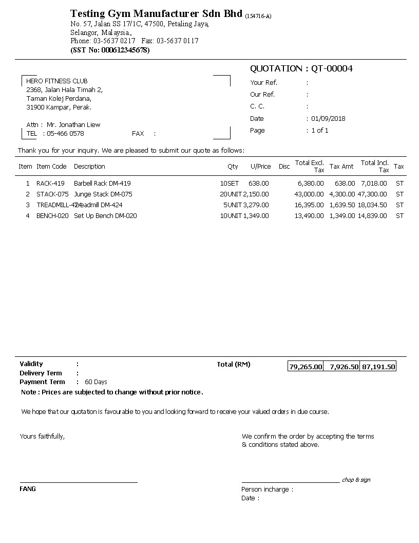 Invoice Format free download | SQL Accounting | SQL ...