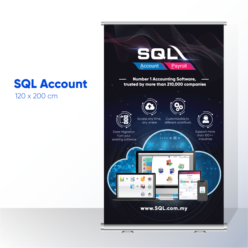 Bunting Banner - SQL Account (New)