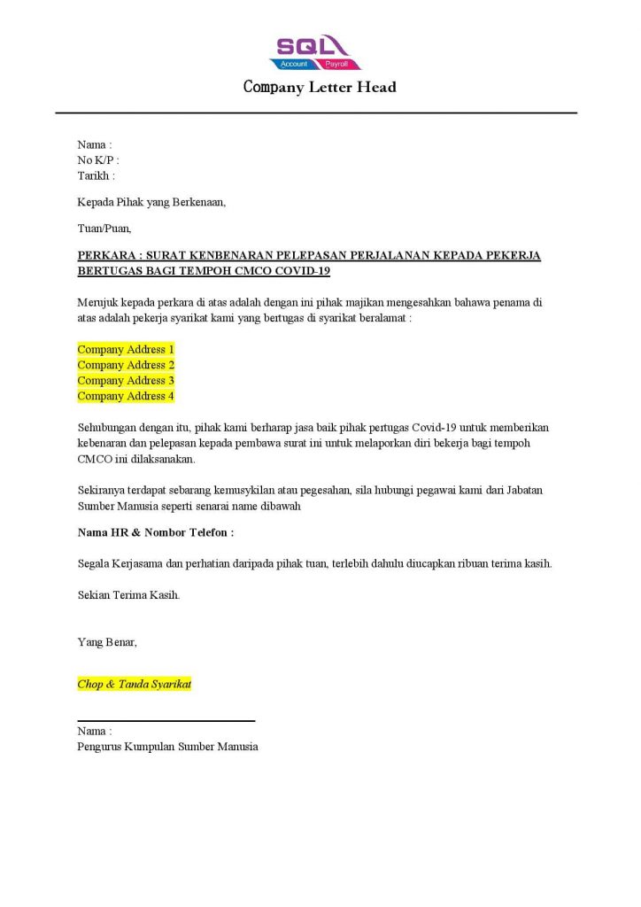 Permission To Speak On Company Letterhead - Permission To ...