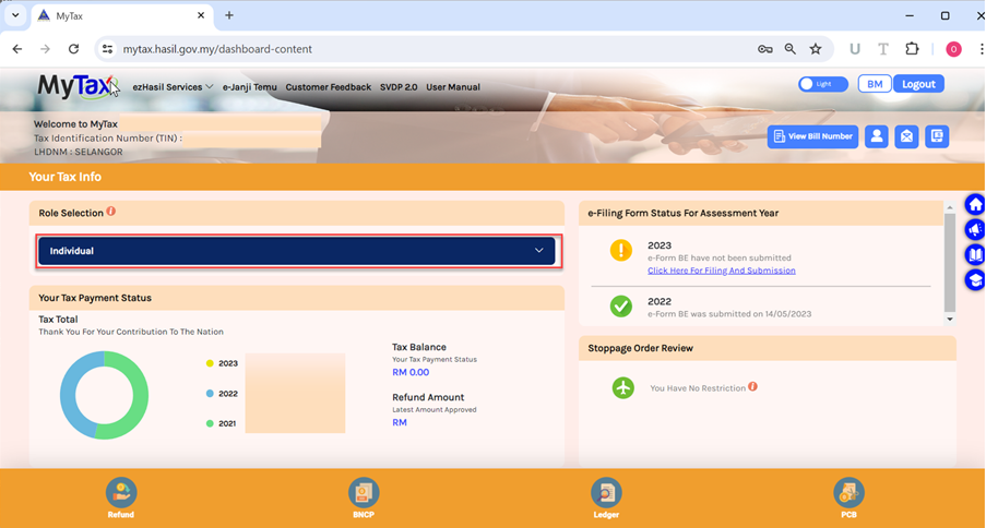 Search company Tax Identification Number (Tin) - Step 2