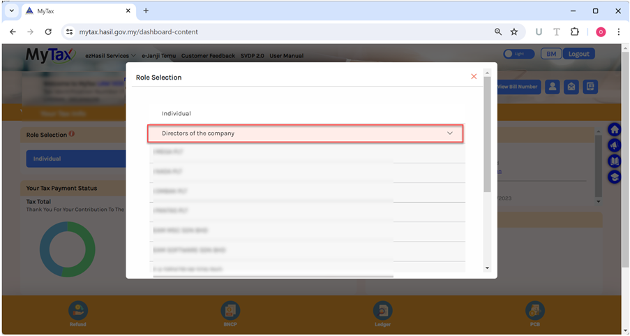 Search company Tax Identification Number (Tin) - Step 3
