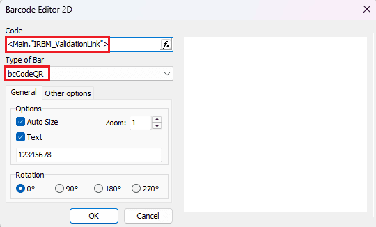 Capture LHDN QR Code to display in Fast Report - Step 5