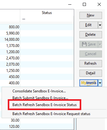 Check E-Invoice Verification Status (Batch)