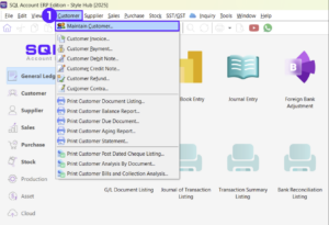 E Invoice Setup Guide 8 Easy Steps To Add Customer Details E Stream Msc