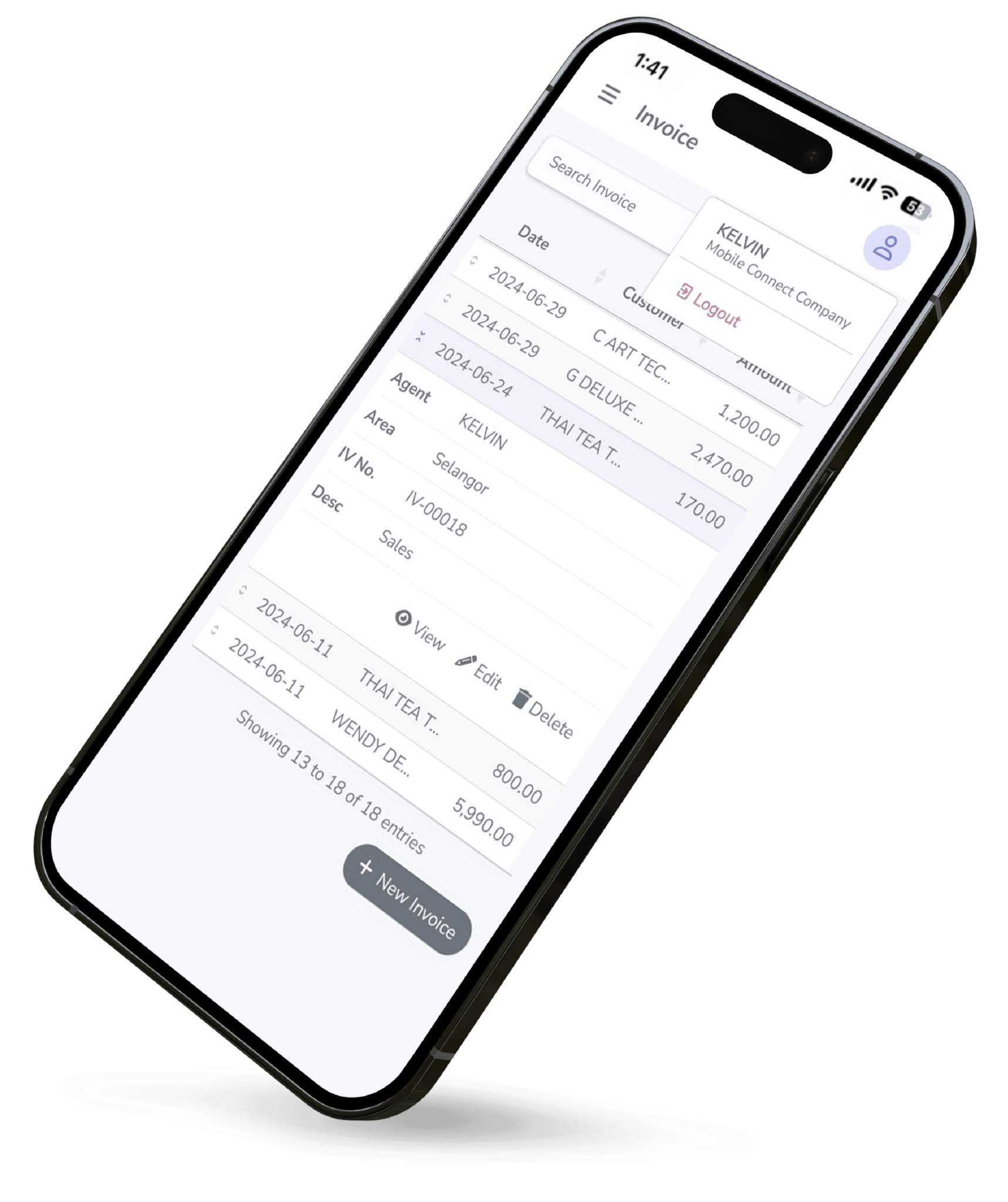SQL Mobile Sales | E Stream MSC