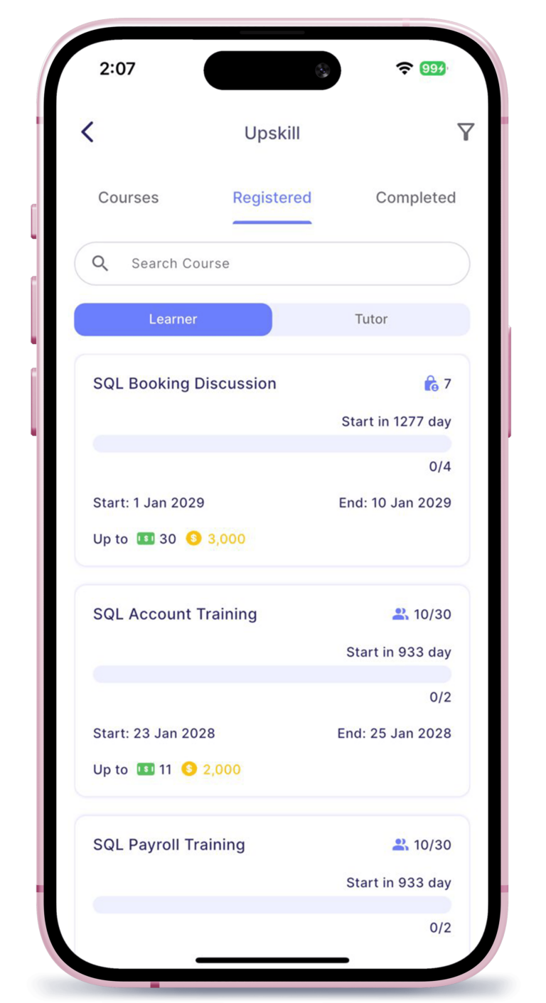 SQL Vision App | E Stream MSC