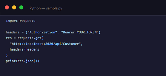 Python code