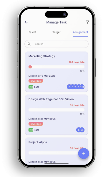 SQL Vision - Manage Task